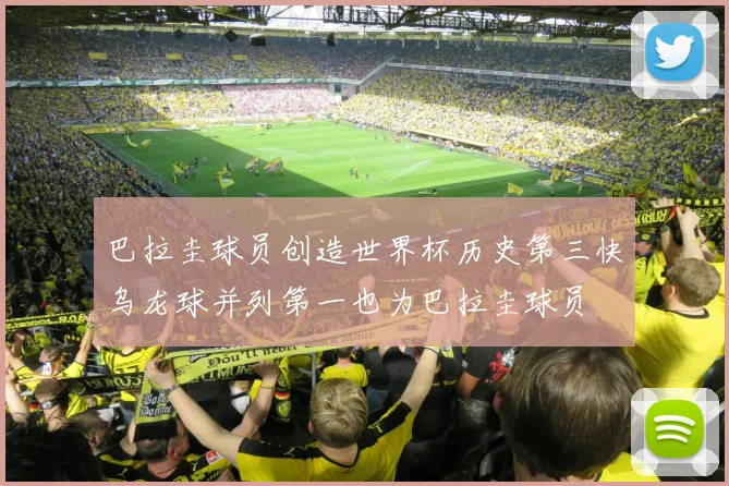 巴拉圭球员创造世界杯历史第三快乌龙球并列第一也为巴拉圭球员
